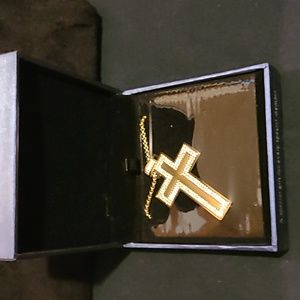 CDE Cross Pendent Necklace Stainless Steel